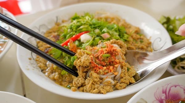 Đặc sản Quy Nhơn - Bún tôm, bún rạm
