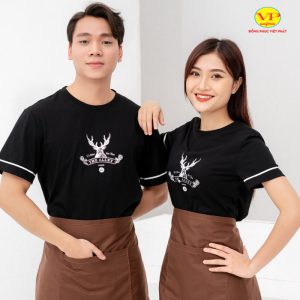 Áo thun đồng phục cổ tròn 11