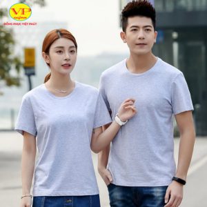 Áo thun đồng phục cổ tròn 16