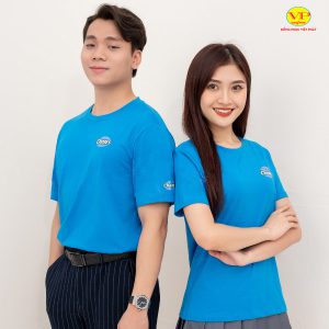 Áo thun đồng phục cổ tròn 21