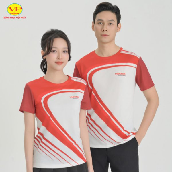 Áo thun đồng phục cổ tròn 3