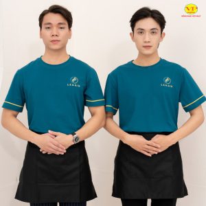 Áo thun đồng phục cổ tròn 7